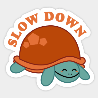 Turtle Slow Down Tortoise Sticker